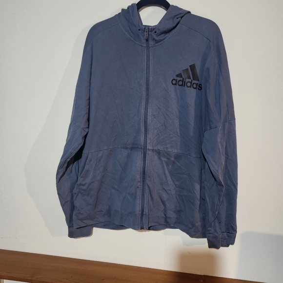 Adidas Zip-Up Hoodie (2XL) - Picture 1 of 2